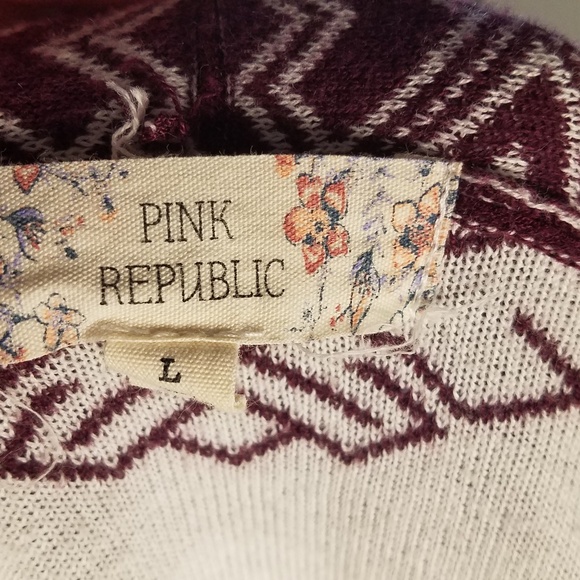 Pink Republic Atzec Print Cardigan - Picture 3 of 4